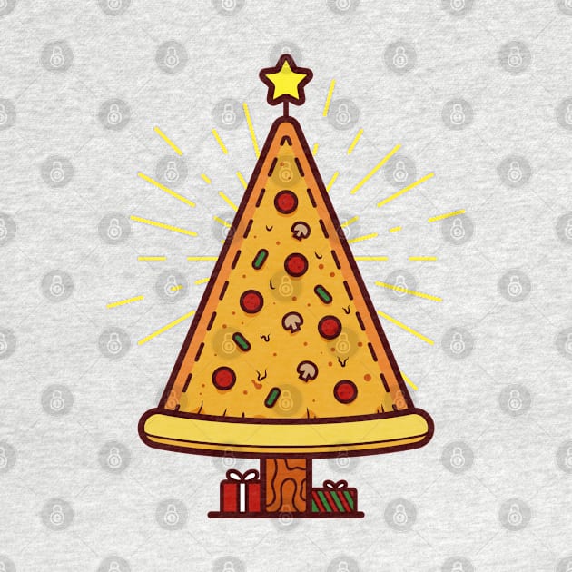 Christmas Tree Pizza by GrayDaiser